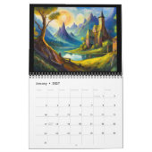 Fantasievolle Horizonte Kalender (Jan 2027)