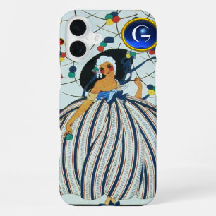 Fantasievolle junge Frau Schönheit Mode Blaues Mon iPhone 16 Plus Hülle