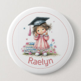 Fantasievolle Kindergarten-Abschlussfeier Button