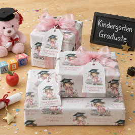 Fantasievolle Kindergarten-Abschlussfeier Geschenkanhänger