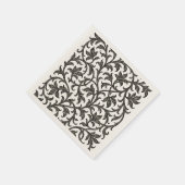 Fantasievolle Märchenhafte Blattrebe Serviette (Ecke)
