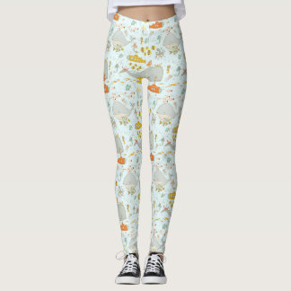 Fantasievolle Meerjungfrauen U-Boote Unterwassersz Leggings
