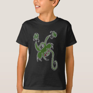 Fantasievolle Monster-Pflanze zeichnend T-Shirt
