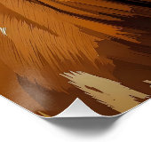 Fantasievolle Niedliche Kuhfelwolken Poster (Ecke)