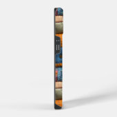 Fantasievolle Patchwork-Quilt-Muster: Farbdesign iPhone Hülle (Rechte Seite)