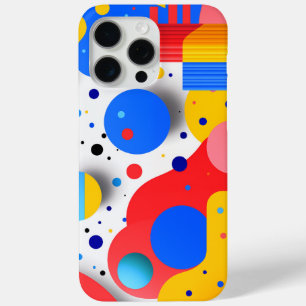 Fantasievolle runde Formen in Primärfarben Case-Mate iPhone Hülle
