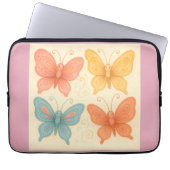 Fantasievolle Schmetterlinge Laptopschutzhülle (Vorderseite)