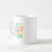 Fantasievolle Strand Muscheln Kaffeetasse (Vorderseite Links)