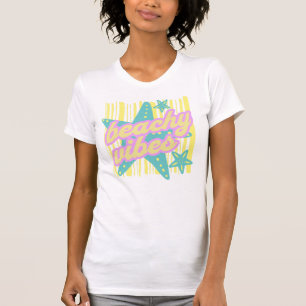 Fantasievolle Strand Muscheln T-Shirt