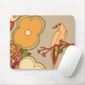 Fantasievolle Vögel Mousepad (Mit Mouse)