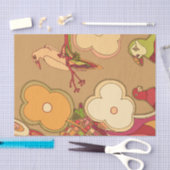 Fantasievolle Vögel Seidenpapier (Handwerk)
