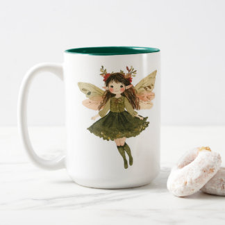 Fantasievolle Waldfee Mädchen Tasse