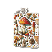 Fantasievolle Wilde Pilze Flachmann (Links)