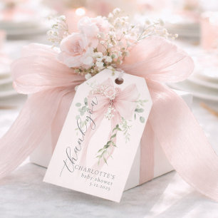 Fantasievoller Bogen Geschlechtsneutrale Babyparty Geschenkanhänger