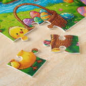 Fantasievoller Osterhase & Freunde Puzzle (Seite)