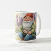 fantasievoller Wald-Gnom-Kaffeebecher Kaffeetasse (VorderseiteRechts)