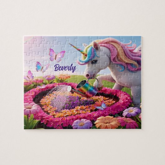 Fantasievolles Gartengartenkunst, Magischer Schmet Puzzle (Horizontal)