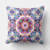 Fantasievolles Lila Blau Rosa Farbintensives Muste