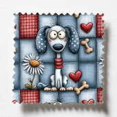Fantasievolles Patchwork-Hundemuster Haustierfrise Schürze