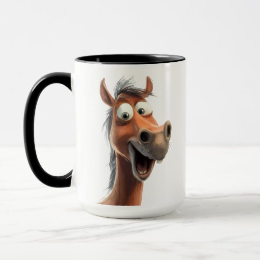 Fantasievolles Pferd Tasse (Links)