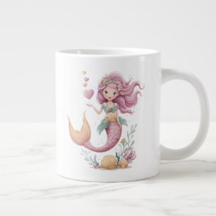 Fantasievolles Unterwasser-Fantasy-Design Jumbo-Tasse