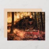 Fantasiewaldzug Postkarte (Vorne/Hinten)