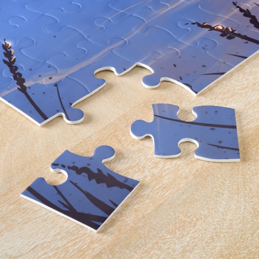 Fantasiewelt am blauen Himmel Puzzle (Seite)