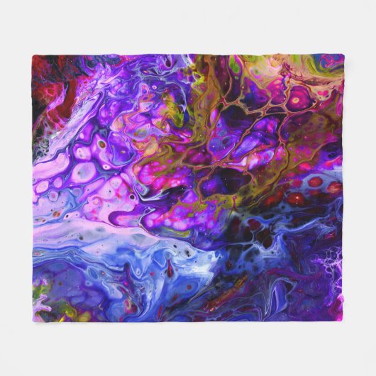 Fantasiewelt Fleecedecke (Vorderseite (Horizontal))