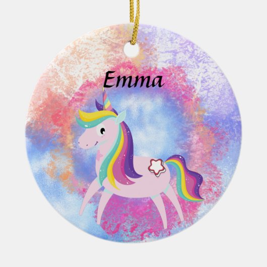 Fantasiewelt Keramik Ornament (Vorne)