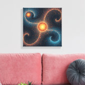 Fantasiewelt Kosmische Träume Kunst, Dichtung und Leinwanddruck (Insitu (Wohnzimmer))