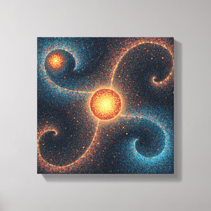 Fantasiewelt Kosmische Träume Kunst, Dichtung und  Leinwanddruck
