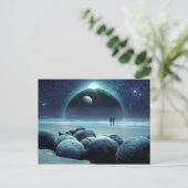 Fantasiewelt Postkarte (Stehend Vorderseite)