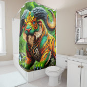 Fantasiewesen Duschvorhang (Beispiel)