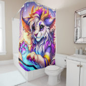 Fantasiewesen Duschvorhang (Beispiel)