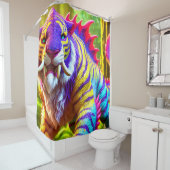 Fantasiewesen Duschvorhang (Beispiel)