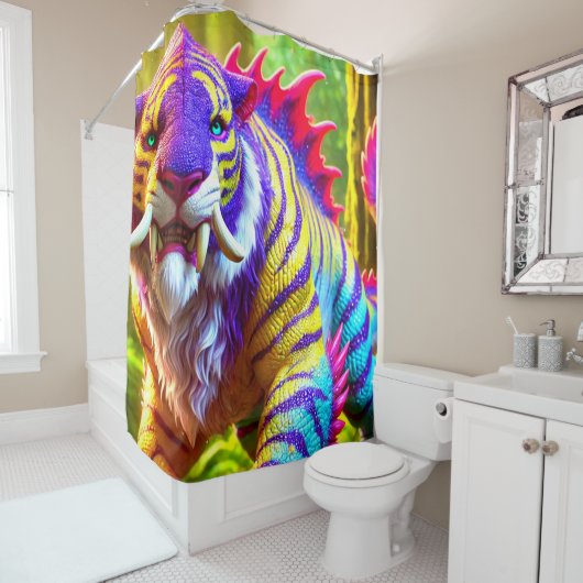 Fantasiewesen Duschvorhang (Beispiel)