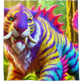 Fantasiewesen Duschvorhang (Vorderseite)