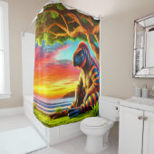 Fantasiewesen Duschvorhang (Beispiel)