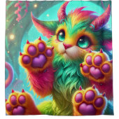 Fantasiewesen Duschvorhang (Vorderseite)