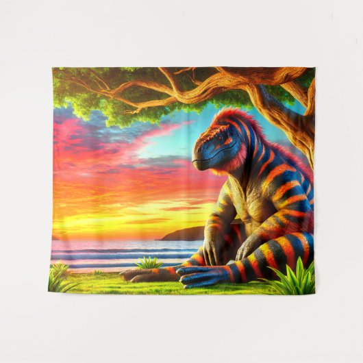 Fantasiewesen Wandteppich (Vorderseite (Horizontal))