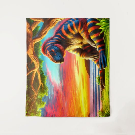 Fantasiewesen Wandteppich (Vorderseite)