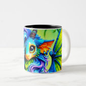 Fantasiewesen Zweifarbige Tasse (VorderseiteRechts)