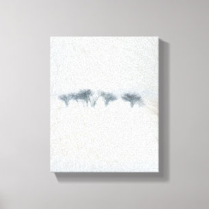 Fantasiewinterbäume Leinwanddruck