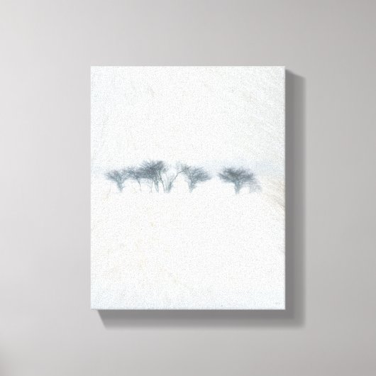 Fantasiewinterbäume Leinwanddruck (Vorderseite)