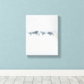 Fantasiewinterbäume Leinwanddruck (Insitu (Holzboden))