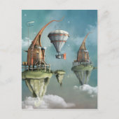 Fantasiewohnung Postkarte (Vorderseite)