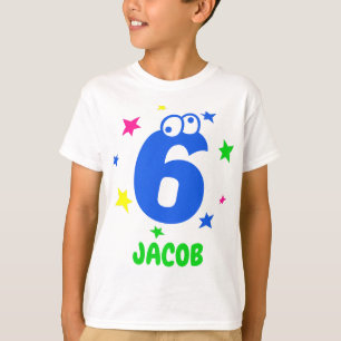 Fantasiezahl und Name Boys Geburtstagsstars Niedli T-Shirt