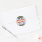 Fantasmagorischer Cicada Halloween-Party Sticker (Umschlag)