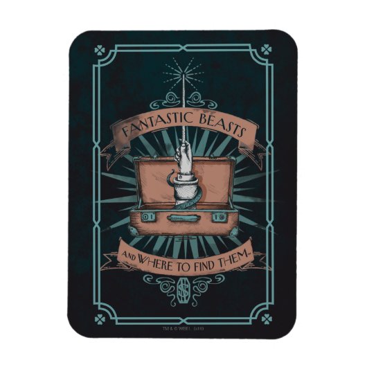 FANTASTIC BEASTS AND WHERE TO FIND THEM™ Briefcase Magnet (Vertikal)