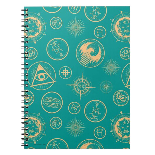 FANTASTIC BEASTS AND WHERE TO FIND THEM™ Pattern Notizblock (Vorderseite)